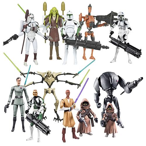 Star Wars Clone Wars Action Figures Wave 6
